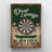 Dart Board - Dart Lounge - 1 Piece Rectangle Graphic Art Print On Wrapped Canvas-1609153507