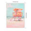 «Beach Lifeguard Tower Pastels» par Honey Island Studio, reproduction d'art sur toile encadrée