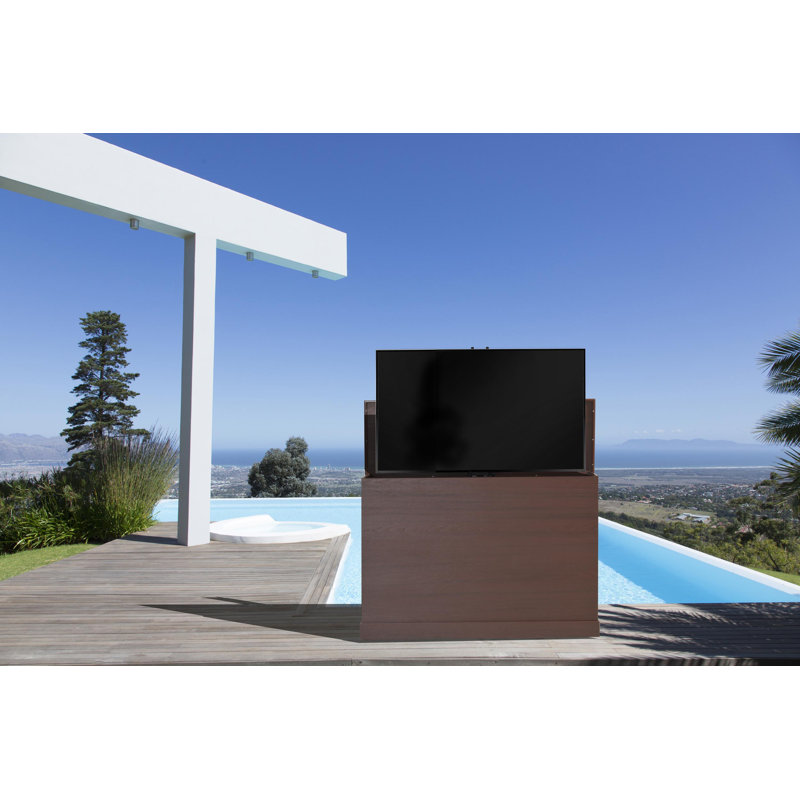 Outdoor TV Stand for TVs up to 65", Mahogany