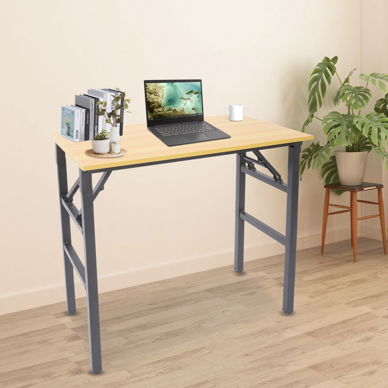 Folding Computer Desk, Natural