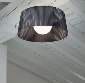 Plafonnier semi-encastré 1 lumière 31,5 po Ribbon