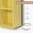 Bomeda 7-Cube Reversible Open Shelf Bookcase, Storage Organizer, Yellow-1372412724