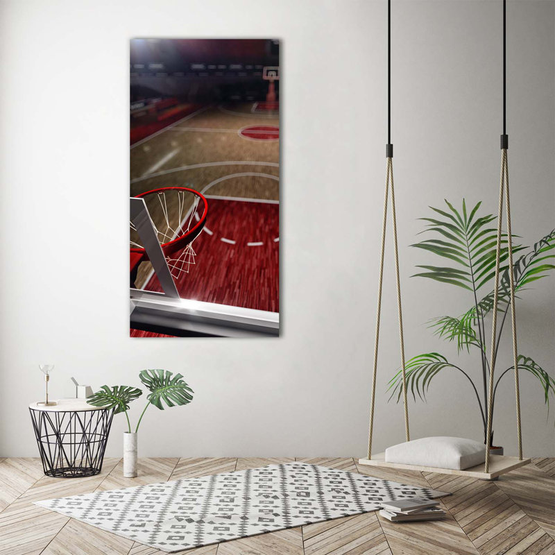 Basketball Playground - Wrapped Canvas Print