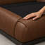 Cipriani Heirloom Quality Bed (Tall Version 72"H) in Buttery Soft 100% Top Grain Leather, Made to Order-619998480-619998470