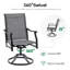 Fauteuil de patio pivotant à haut dossier-331702150