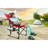 Camping Directors Chair, Heavy Duty,Oversized Portable Folding Chair With Side Table, Pocket For Beach, Fishing,Trip,Picnic,Lawn 
Red
