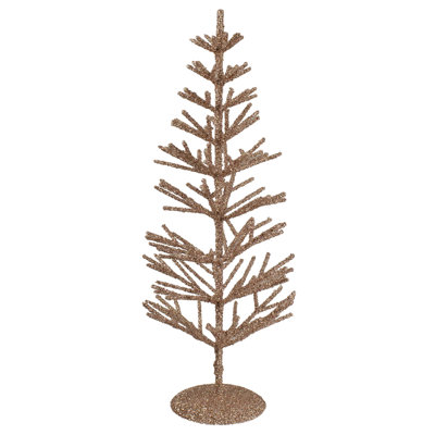 Arbre de Noël artificiel 18 po - Or rose