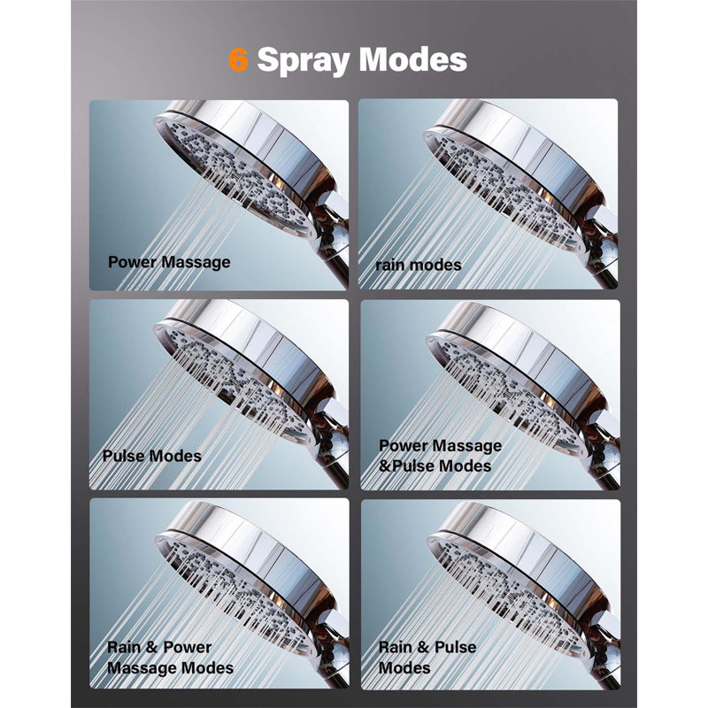 Handheld Shower Head, Chrome
