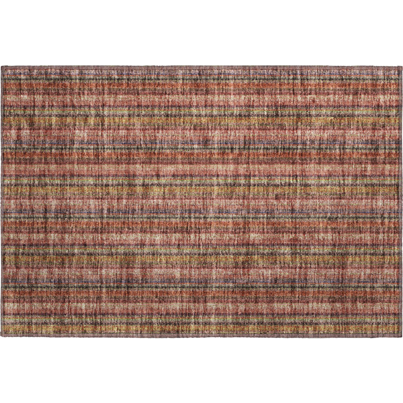 Premium Machine Washable Prisco Blush Rug, Rectangle 1'8" x 2'6"