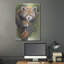 Art mural en métal de luxe «Unique» par Barbara Keith, 24 po x 36 po