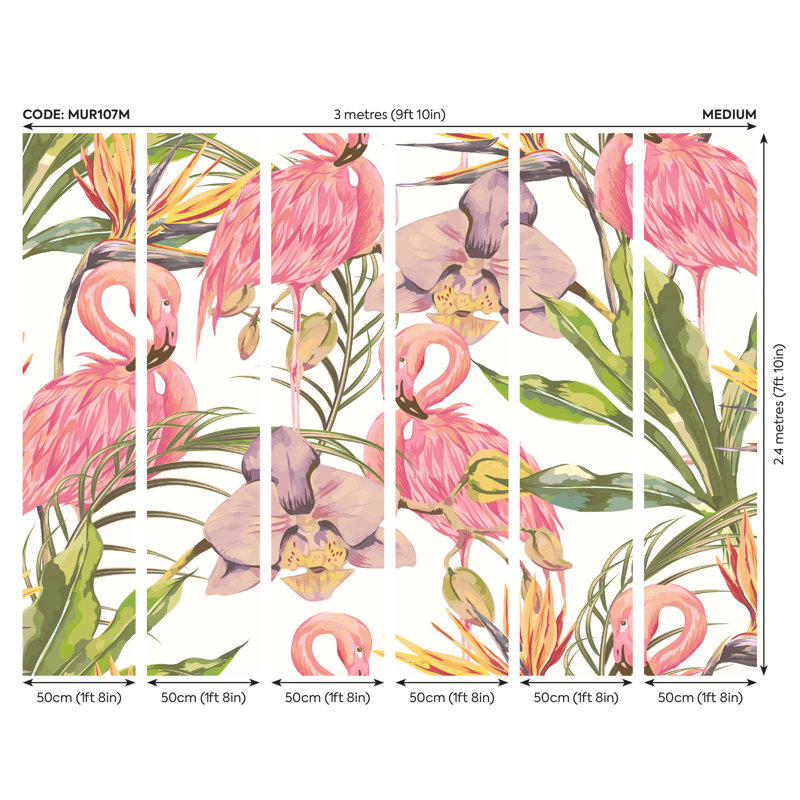 Cookeville Textured Wall Mural, 240cm L x 300cm W