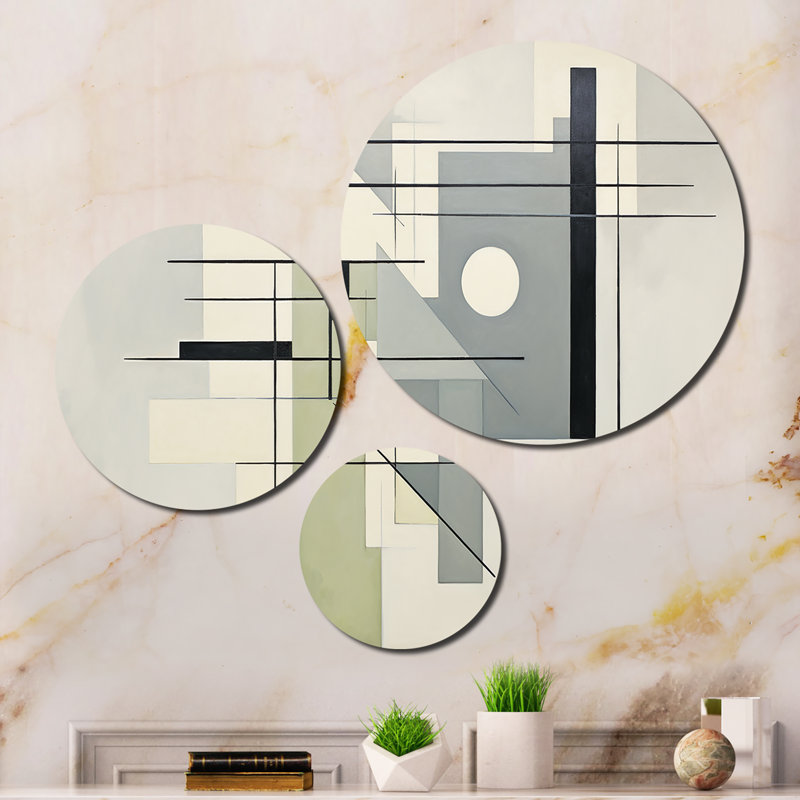 Abstract Wall Decor on Metal