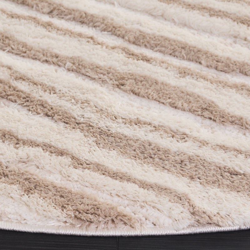 Zikee Shag 900 Performance Rug, Round 6'7"