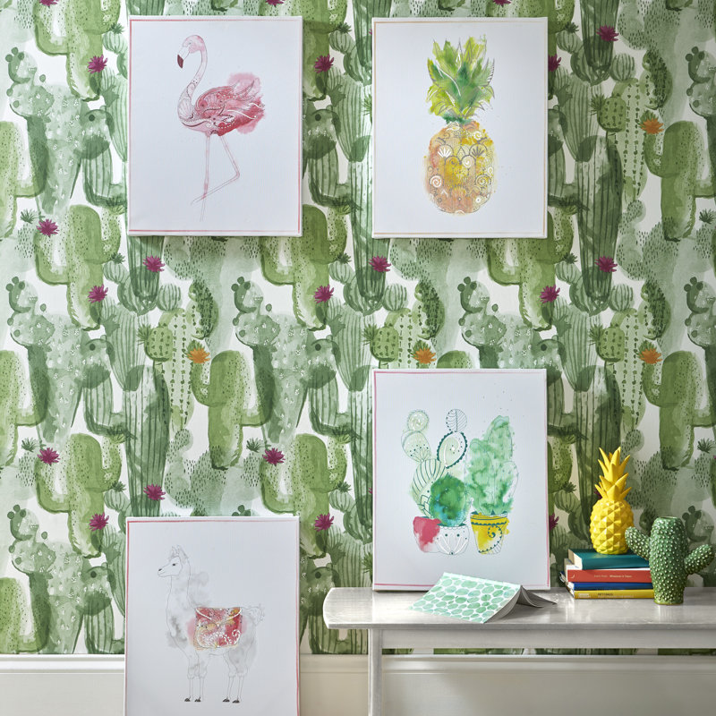 Art for the Home Pineapple Tropics Printed Canvas