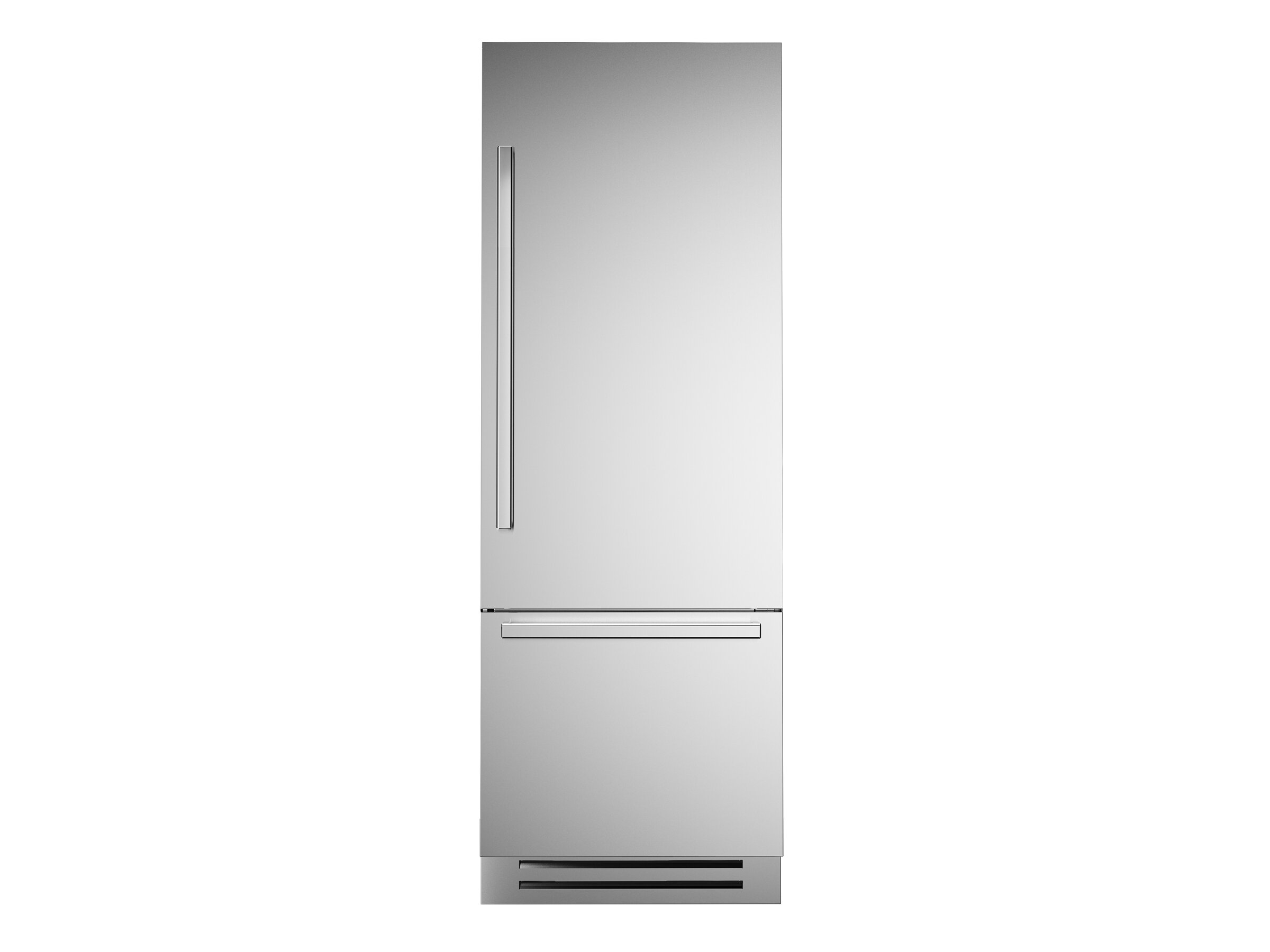 ZLINE 30 Autograph Edition 16.1 Cu. ft. Built-In 2-Door Bottom Freezer Refrigerator with Internal Water and Ice Dispenser in Stainless Steel with