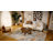 Felty Abstract Cream/Orange/Blue Rug-983839228
