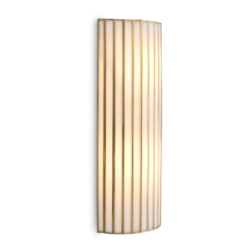 Wall Lamp Monari Antique Brass Finish