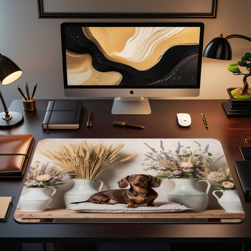 Polyester Desk Pad, 31.5x15.5