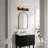 3-Light Crystal Dimmable Vanity Light