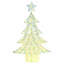 vidaXL Christmas Tree with 240 LEDs Acrylic-112224608-115607854