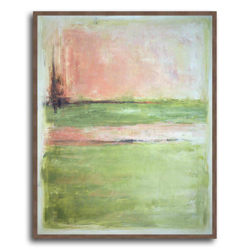 Buena Vista Painting, Morro Walnut Framed