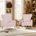 Pink;2 Chairs Set