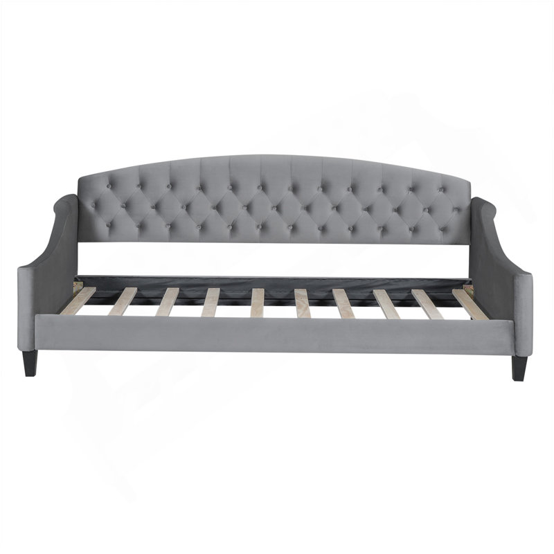 Lit de jour Modern Luxury, Gris, Lit simple