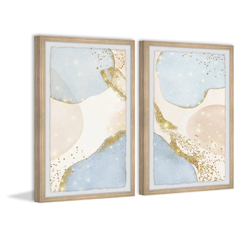 Island of No Return 2 Piece Single Picture Frame Painting, 30cm H x 20cm W x 3.81cm D