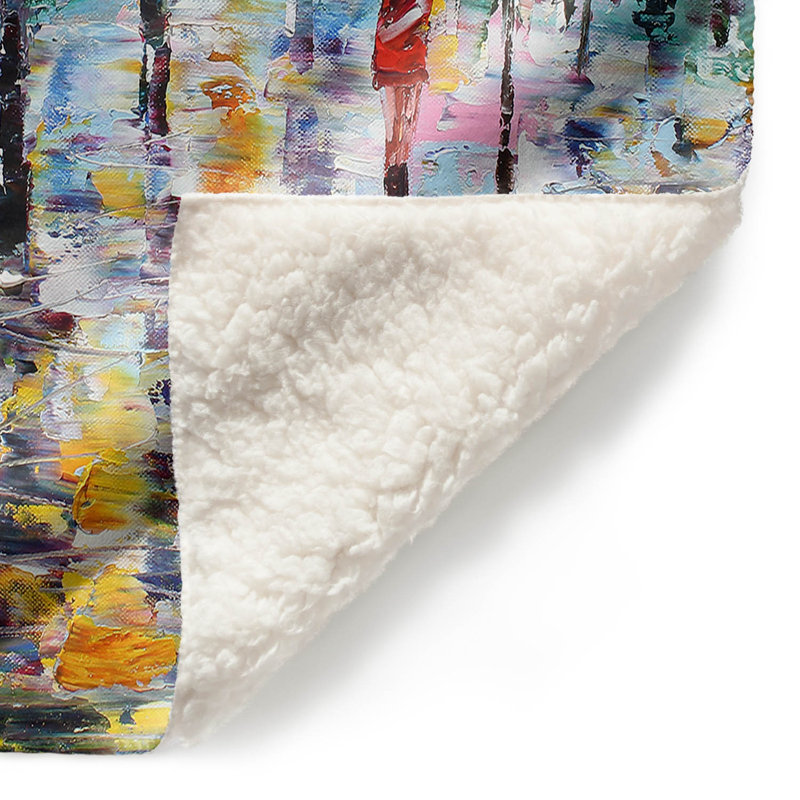 Couverture sherpa doux de la poussette park, l 51 po x L 60 po