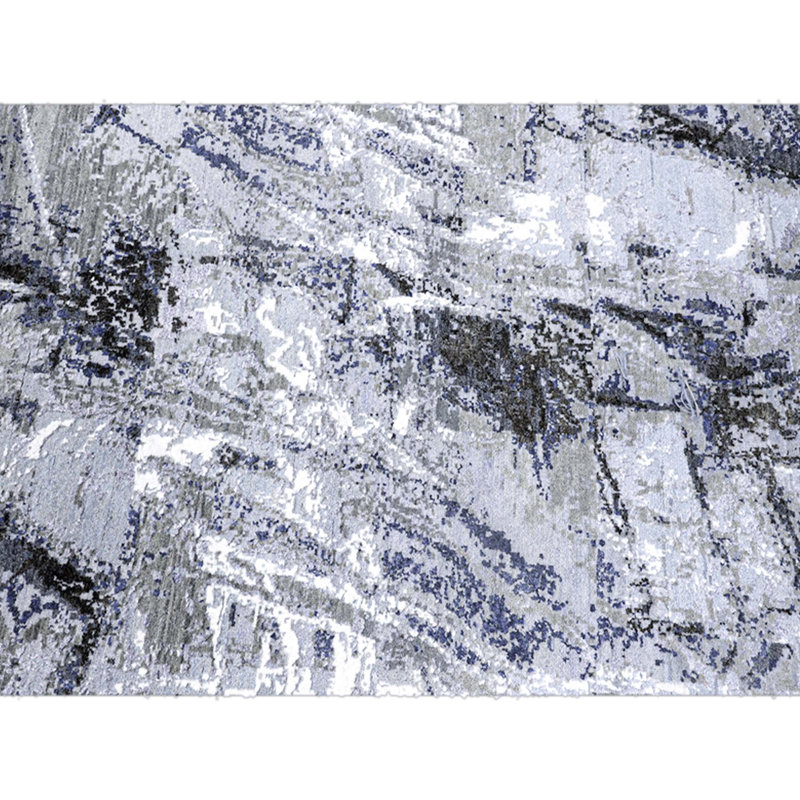 Abstract Area Rug, Round 6'