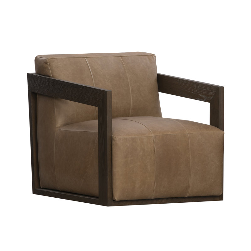 Swivel Barrel Chair, Camel