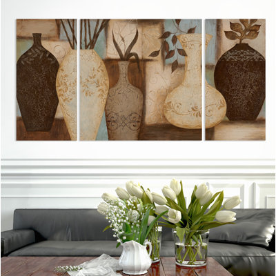 " Potter's Still Life " 3 - Pieces