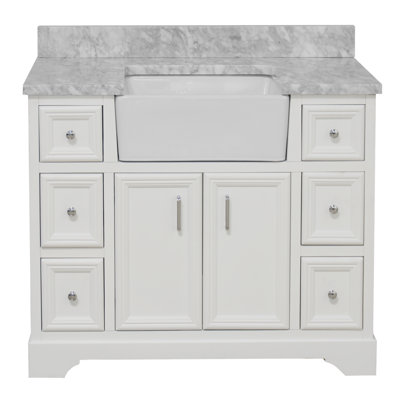 Emiliano 42'' Single Bathroom Vanity with Top