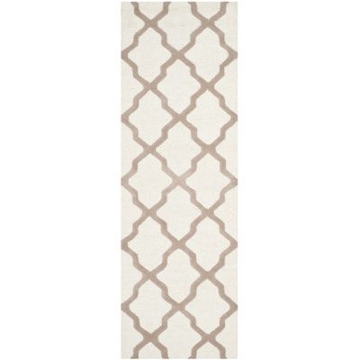 Darbonne Geometric Wool Hand Woven Area Rug