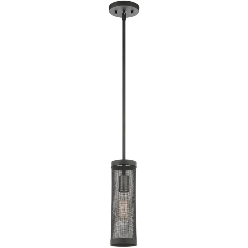 Luminaire suspendu cylindrique 1 lumière