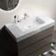 Meuble-lavabo de 36 po gris - moderne et pratique. Grand rangement, finition élégante. Doux et silencieux. Lavabo blanc. Conception pré-assemblée. Max ergonomique-1792946623-1792946626-1792946624