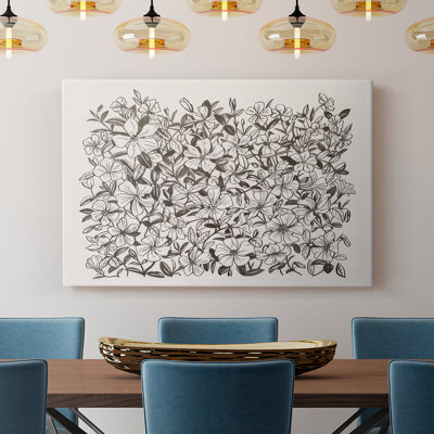 Pervenche Daze III - galerie enveloppée Cavas