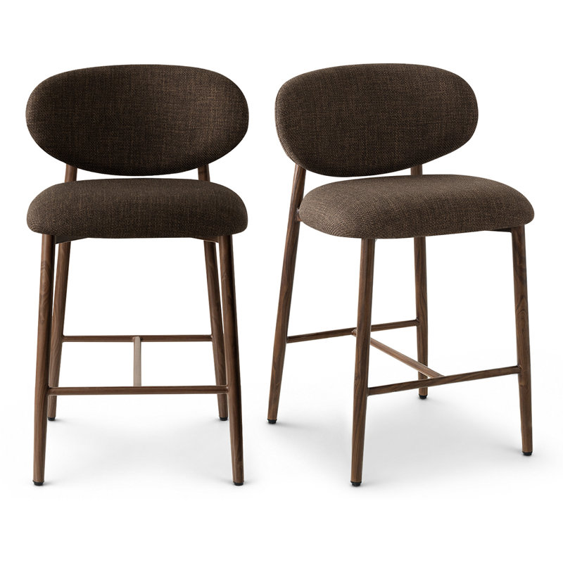 Tabouret de bar 25,5 po, Brun