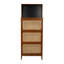 Armoire à chaussures grande capacité pour vestibule, H 65 po, 3 tiroirs rabattables et armoire de rangement moderne noire élégante, entrée H 65 po, construction stable