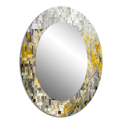 Miroir mural jaune et crème Bohemian Medley I - Bohemian