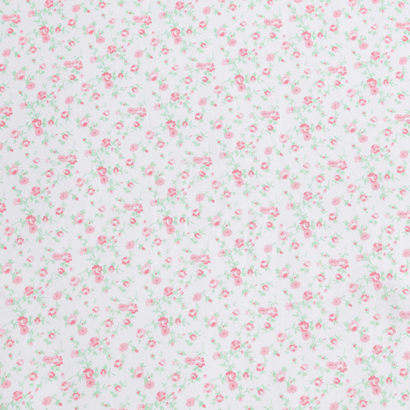Full Black Floral Microfiber Sheet Set