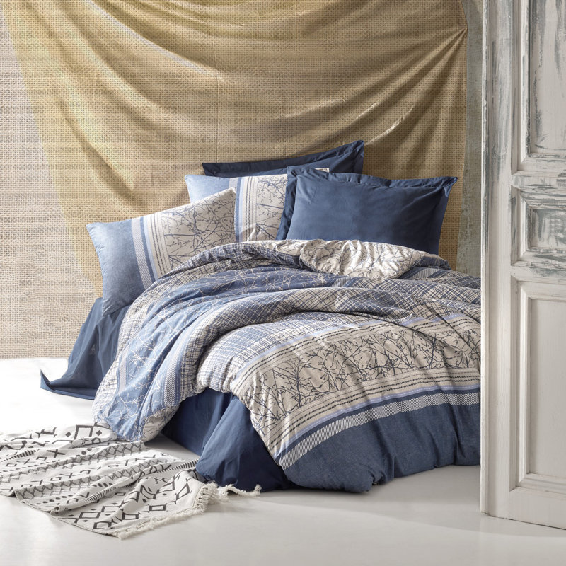 DUVET COVER Sateen Solid Colour Duvet Cover