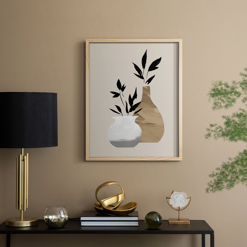 «Simple Bud Vases I», Naturel, H 11 po x l 9 po