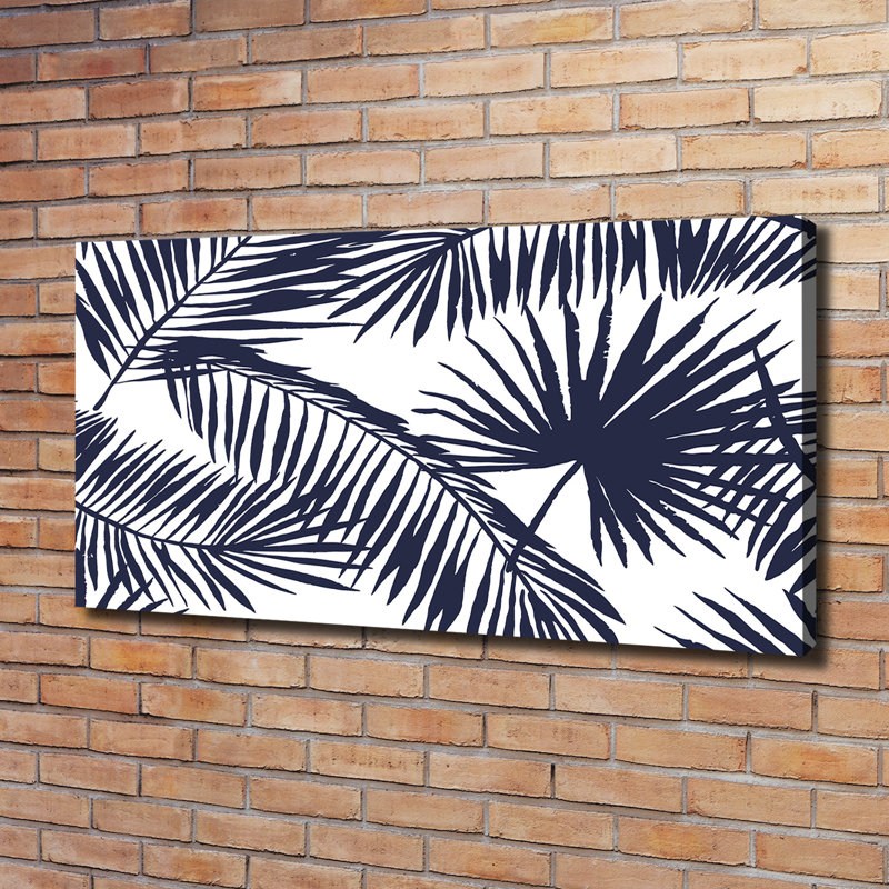 Leaves Of Palm - Wrapped Canvas Print
