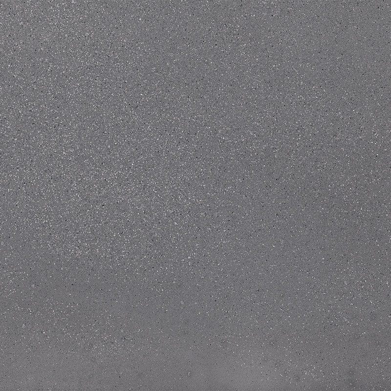 Carreau de mur et de plancher en porcelaine mate 24 po x 24 po Terrazzo 2.0, Gris foncé