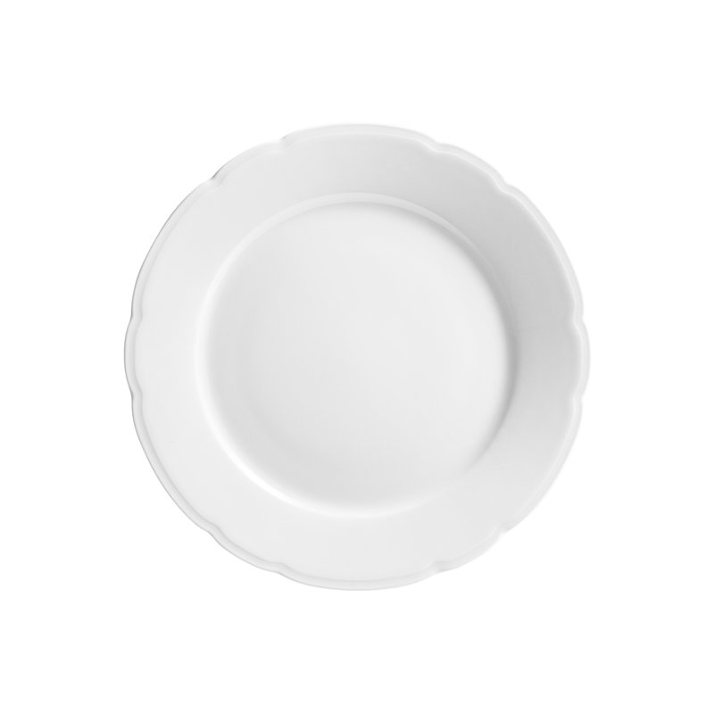 Reminiscence Porcelain Limoges Salad/Dessert Plate, White