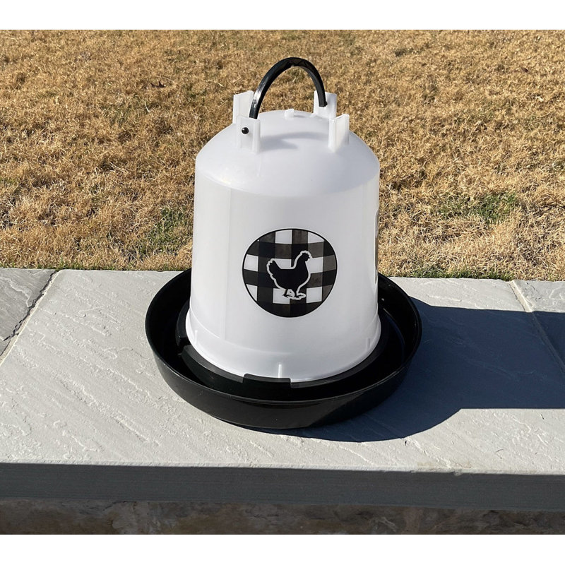 Abreuvoir à poulet 1,5 gallons - noir, 1,5 gallons, Noir