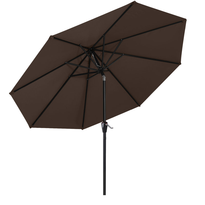 Parasol Cutts Market, Brun, 9'