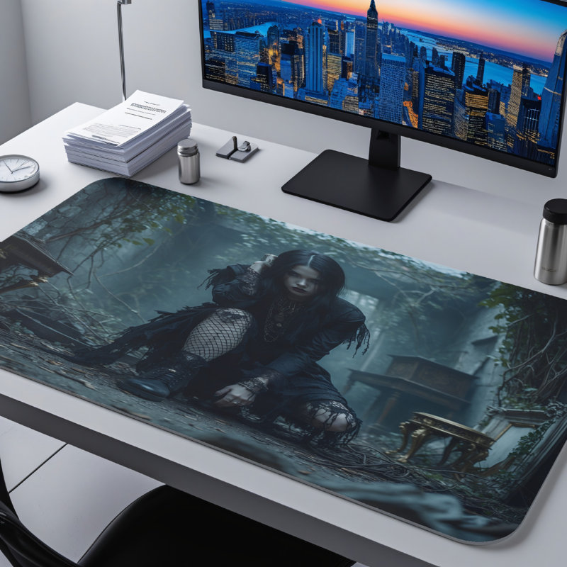 Polyester Desk Pad, 31.5x15.5
