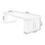 Bureau rectangulaire brun en bois massif-670722406